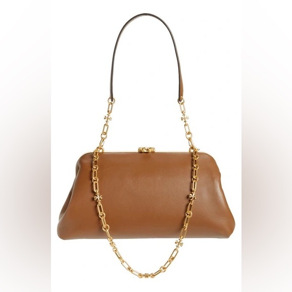 Tory Burch - Runway Item - Large Cleo Clasp/Pouch/ Kisslock Bag - Picture 5 of 12